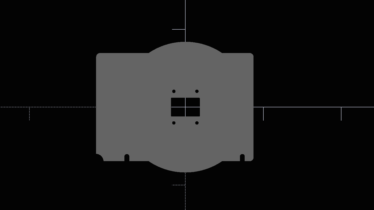 DarkroomSCAD negative carrier 3D model render